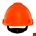 3M™ veiligheidshelm geventileerd met Uvicator™  - ratelverstelling - oranje - G3000NUV-OR