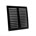 Nedco schoepenrooster - vierkant - 250x250mm - zwart - aluminium
