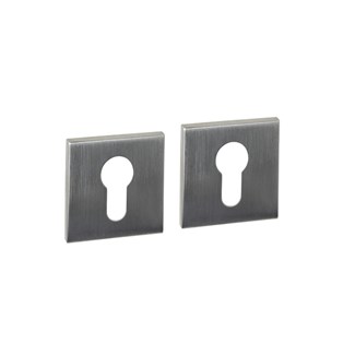Intersteel Vierkante Cilinderrozetten verdekt 53x53x6mm