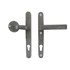 Dauby veiligheidsbeslag knop/kruk - Pure TOP + PH1930 - ruw metaal - profielcilinder 92 mm