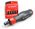 Facom ATPA4V.J12APB E-PROTWIST elektrische schroevendraaierset [12-delig] USB-C oplaadbaar - Phillips®, Pozidriv®, Torx®