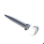 SecuMax anti-inbraakschroeven - inclusief dopjes wit - 2510.030.01