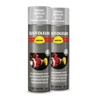 Rust-Oleum deklaag metallic - Hard Hat - metallic - zilver aluminium - metallic - 0.5l - spuitbus