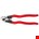 Knipex staaldraadschaar - 190 mm - kop gepolijst - 95 61 190