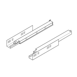 Blum ladegeleiders Tandem plus 750mm 50kg 566H7500B01