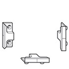 Roto sluitplaat 20 met nok Roto NT  