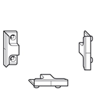 Roto sluitplaat 20 met nok Roto NT  