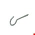 Gebr. Bodegraven schroefhaak - 40x12x3,2mm - verzinkt
