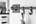 Dauby houder + 2 eindsteunen - Pure Plus Square - verouderd ijzer zwart - 1000 mm