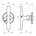 Dauby deurkruk - Pure PHT"T+T" / 50 - ruw metaal  