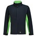 Tricorp softshell jack - Bi-Color - Workwear - 402002 - marine blauw/limoen groen - maat XXL