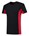 Tricorp T-shirt Bi-Color - Workwear - 102002 - marine blauw/rood - maat XL
