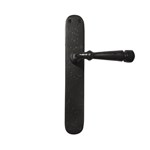 Dauby deurkruk op schild - Pure PH1830 / P40 - verouderd ijzer zwart - blind