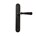 Dauby deurkruk op schild - Pure PH1830 / P40 - verouderd ijzer zwart - blind