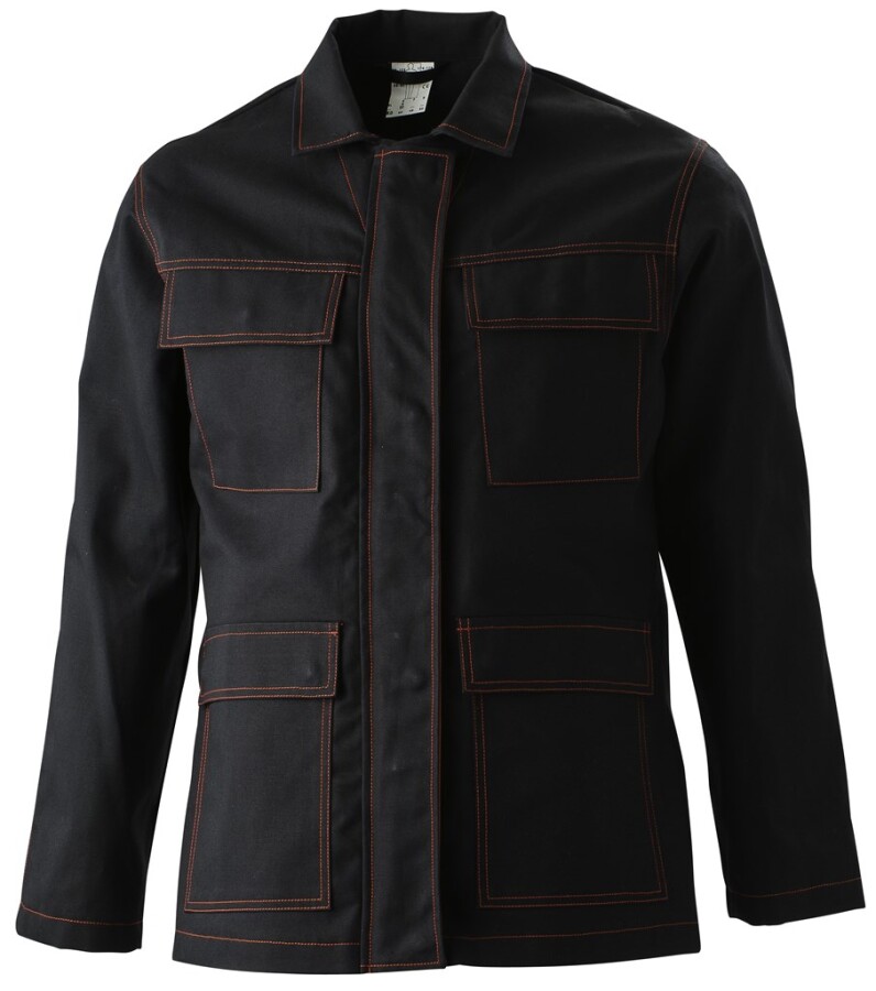 HAVEP korte jas/vest - Guard - 30030 - zwart/rood - maat 60