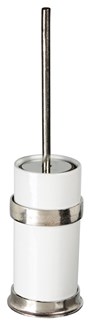 Dauby toiletborstel houder - Pure Plus - wit brons - whitepot