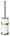 Dauby toiletborstel houder - Pure Plus - wit brons - whitepot