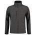 Tricorp softshell jack - Bi-Color - Workwear - 402002 - donkergrijs/zwart - maat XL