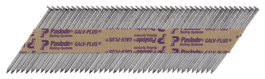 Paslode stripnagel - 2.8x63 mm - D-kop - ring - Galv-Plus - 3300 st + 3 gaspatronen