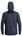 Snickers Workwear fleece hoodie - 8041 - Flexiwork - blauw/zwart - maat XXL