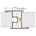 Alprokon deurnaaldprofiel - P-Prefab-2/40 - 4119/27 - bi/bu - 2450 mm