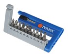 Ivana bitset 11-delig - standaard PH/PZ/Torx - inclusief cassette