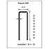 Dutack nieten 700 serie 50 mm [10.000] CRvs hars