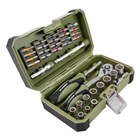 XHANDER Bits- en Doppenset 1/4" 37-delig met ratel - in koffer
