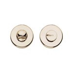 Intersteel toilet-/badkamersluiting met rond rozet - Ø 49 mm - nikkel