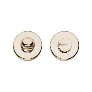 Intersteel toilet-/badkamersluiting met rond rozet - Ø 49 mm - nikkel