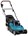 Makita DLM382PT2  accu grasmaaier 38cm 2x18V - 2x5.0 Ah accu en duo snellader