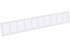 Nedco ventilatiestrip alu.wit 600 x 100mm wit