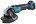 Makita haakse slijper - DGA505Z - 18 V - 125 mm - met veiligheidsschakelaar - excl. accu en lader - in doos