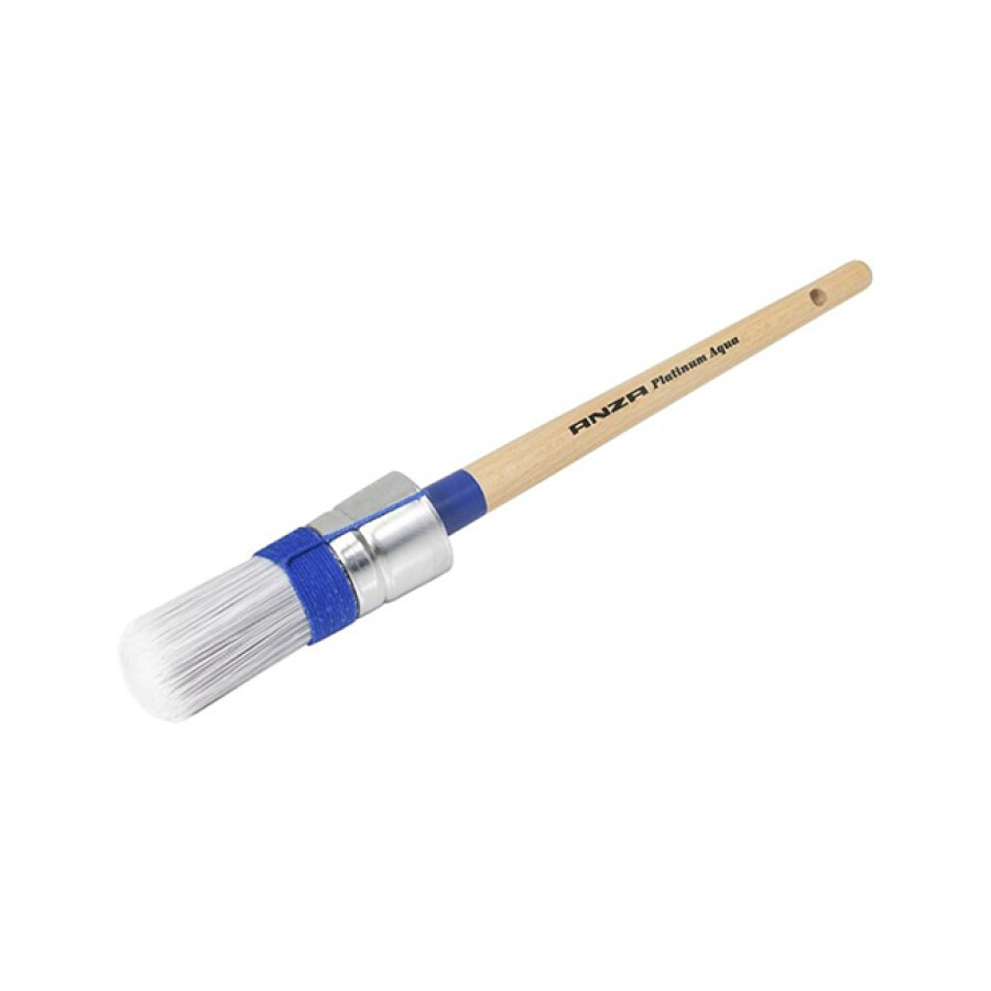 ANZA Platinum Aqua verfkwast rond voor watergedragen verf - 12 / 23 mm