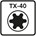 Ivana 56779 schroefbit [5x] - TX-40 - 1/4"x50mm