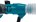 Makita accu combihamer - HR005GZ01 - SDS-Max - 40V Max - excl. accu en lader - met AWS zender - in koffer