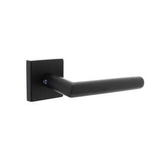 Intersteel deurkruk met massief rozet - Jura - zwart en rvs