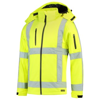 Tricorp soft shell jack RWS - Safety - 403003 - fluor geel - maat 8XL
