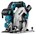 Makita accu cirkelzaag - DHS680ZJ - 18V - 165mm - links geplaatst zaagblad - excl. accu en lader - in Mbox