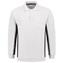 Tricorp polosweater Bi-Color - Workwear - 302001 - wit/donkergrijs - maat XXL