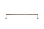 Dauby houder + 2 lange eindsteunen - Pure Plus - ruw brons - 1000 mm