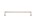 Dauby houder + 2 lange eindsteunen - Pure Plus - ruw brons - 1000 mm