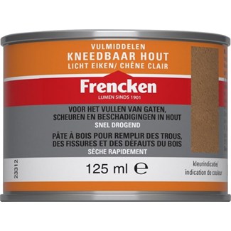 Frencken kneedbaar hout - CL - 125 ml - licht eiken