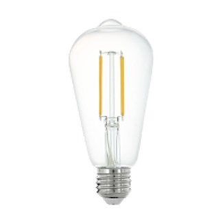 EGLO Connect LED lamp - E27 - helder - 142 x Ø 64 mm - 6W