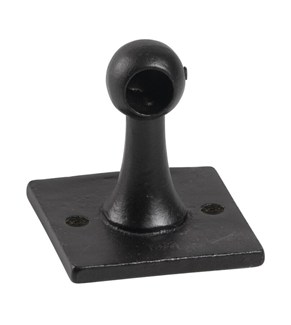 Dauby eindsteun - Pure Plus Square - verouderd ijzer zwart - rechts