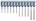 Ivana hamerboor [10 st]  - SDS-Plus Cross - Goldline - 4 snijvlakken - 6 x 315/250 mm