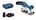 Bosch accu cirkelzaag - GKS 12V-26 - 12V - 2x3.0 Ah accu en snellader - in L-BOXX