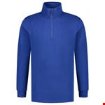 Tricorp sweater ritskraag - Casual - 301010 - koningsblauw - maat XXL