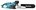 Makita kettingzaag 230V - UC3041A - 1800W - 30cm zwaard - in doos