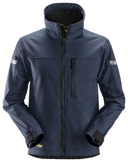 Snickers Workwear 1200 Softshell werkjas donkerblauw/zwart - maat XXL